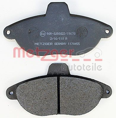 METZGER 1170455 Bremsbelagsatz, Scheibenbremse